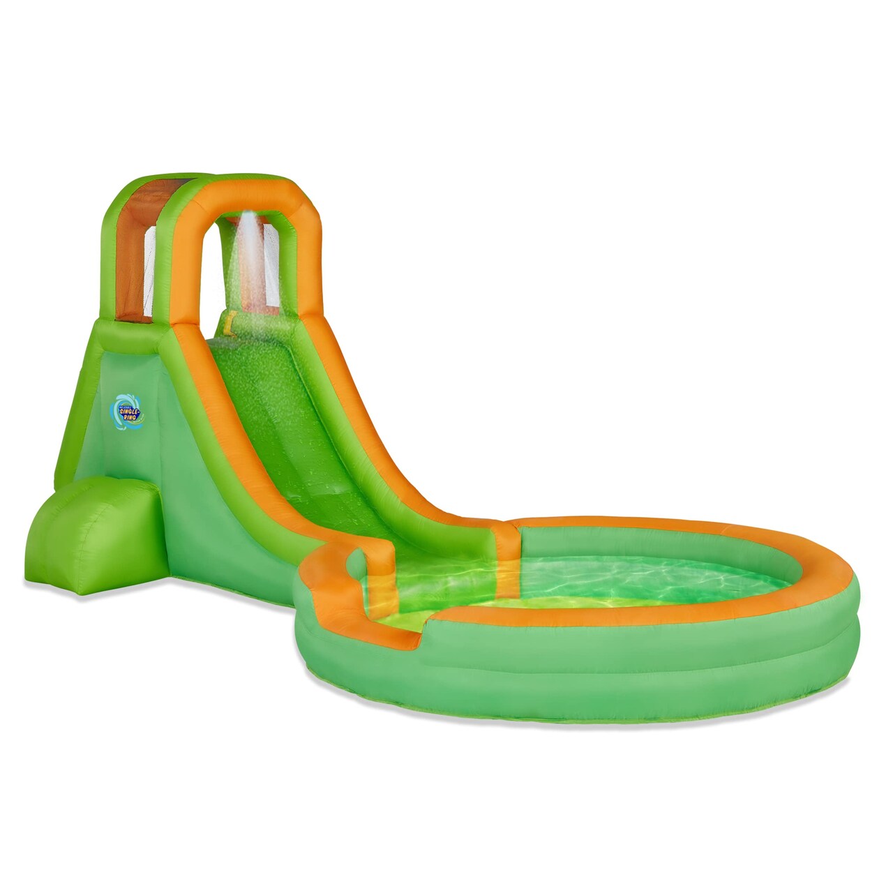 Sunny & Fun Inflatable Water Slide & Water Slides for Kids Backyard with Air Pump & Carrying Case